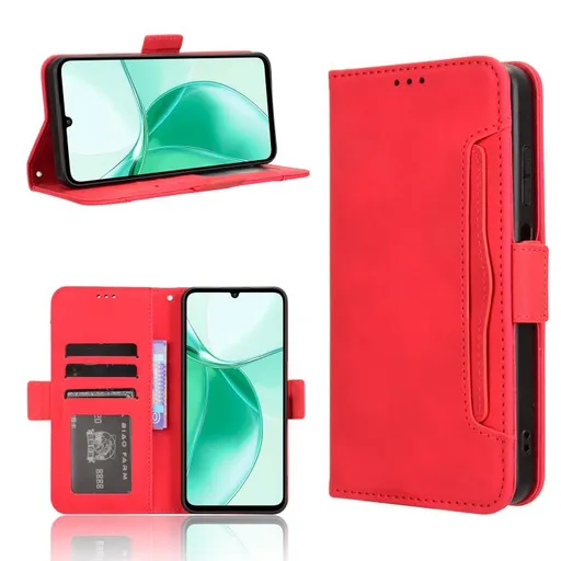 SLOT Peňaženkový obal pre ZTE Blade A35 červený