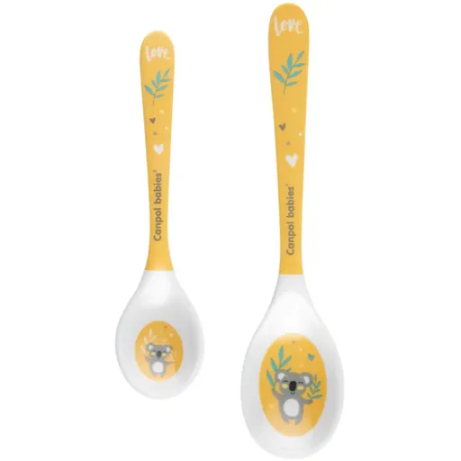 Canpol babies Exotic Animals Spoon lyžička Yellow 2 ks