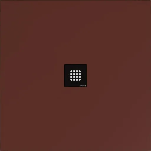 Polysan Flexia sprchová vanička štvorcová 100x100 cm liaty mramor hnedá 71552.71