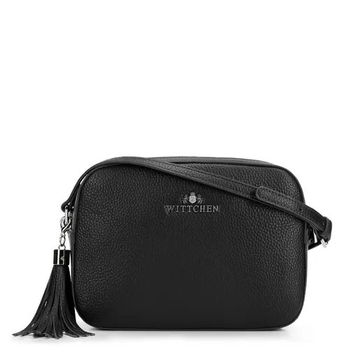 Dámska kožená crossbody kabelka Wittchen so strapcom 29-4E-014-1S