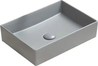 MEXEN - Goya umývadlo na dosku 45x32, šedá mat 22184561