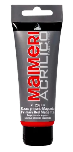 MAIMERI ACRILICO - Akrylové farby 256 - primary red-magenta, 0,075 L