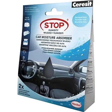 CERESIT odvlhčovač do auta, absorpčné vrecká, 2× 50 g (2695721)