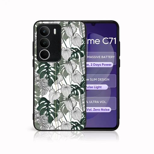 MY ART Ochranný kryt pre Realme C71 LEAF (175)