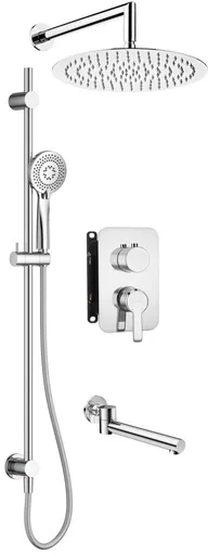 DEANTE DEANTE - Arnika Sprchový set pod omietku s vaňovým výtokom BOX BXYW0QAM