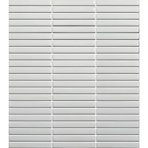 Keramická mozaika Premium Mosaic Kit Kat white 28x31 cm mat MOSKK3WHM