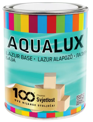 AQUALUX - Impregnácia na drevo LAZUR BASE 0,75 l bezfarebný
