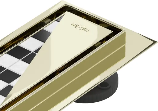 MEXEN/S - Flat M13 odtokový žľab 2v1 80 cm zlatý 1510080-15