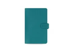 Filofax Saffiano Compact A6 týždenný 2026 akvamarín
