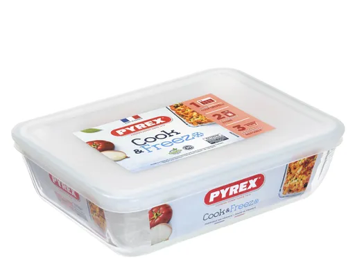 Sklenená miska PYREX 1,5 l, 22x17x6 cm