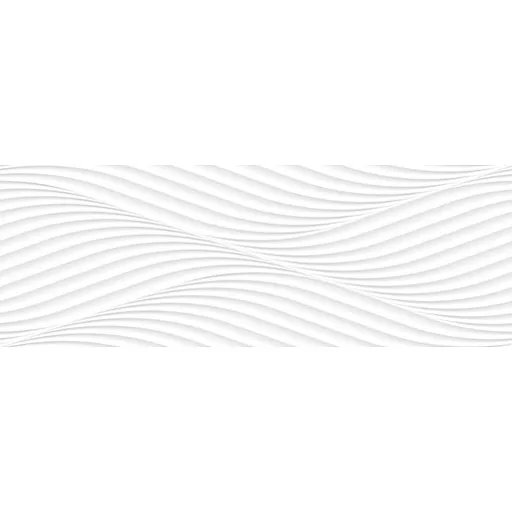 Obklad Peronda Cotton waves biela 33x100 cm mat COTTONWHWR