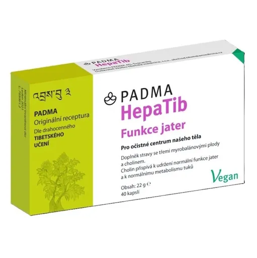 PADMA HepaTib pečeň a metabolizmus s cholínom 40 kapsúl
