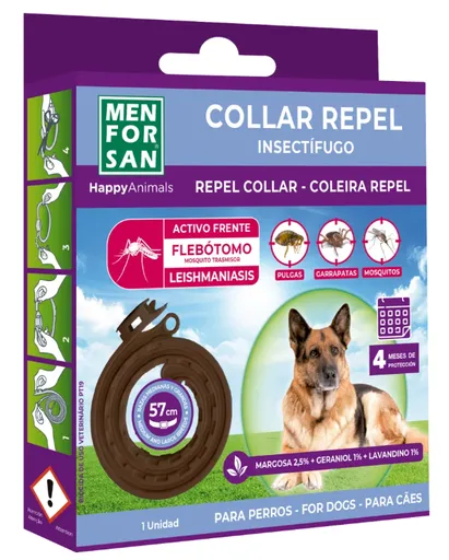 Menforsan Prírodný obojok proti kliešťom a blchám 60 cm