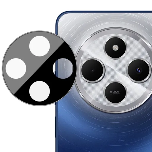 IMAK FULL COVER Sklo pre fotoaparát Xiaomi Redmi 14C / Poco C75 BLACK