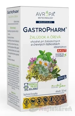 AVROPA GastroPharm bylinné kvapky 50ml