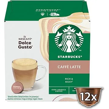 STARBUCKS® Caffe Latte by NESCAFE® DOLCE GUSTO® kávové kapsuly 12 ks (12449415)