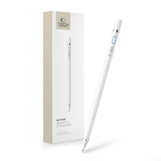 TECH-PROTECT Aktívny stylus pre tablet / smartfón biely
