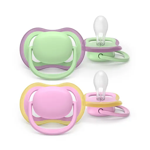 Philips AVENT Cumlík Ultra air ružová/zelená 6-18m dievča 2ks