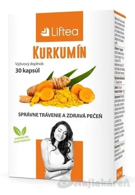 Liftea Kurkumín inov. 2022 30 kapsúl