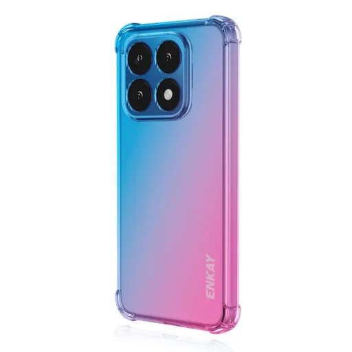 ENKAY GRADIENT Ochranný obal pre Xiaomi 15T BLUE PINK
