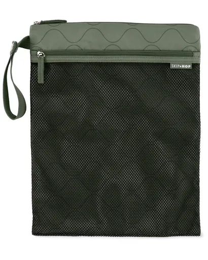 SKIP HOP Vrecko nepremokavé Grab & go Dark sage 30 x 38 cm