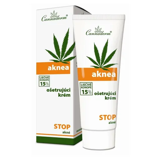CANNADERM Aknea ošetrujúci krém na akné 75 g