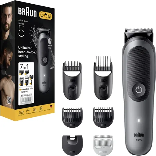 Braun All-In-One Series 5 AIO5520 sada pre starostlivosť o vlasy a telo 7 v 1 1 ks