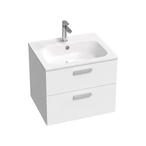 Ravak Chrome II kúpeľňová skrinka pod umývadlo 60x50x49 cm biely lesk X000001772