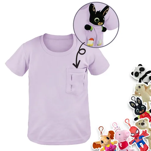 Bontis Tričko s vreckom na hračku - Lila | 92/98