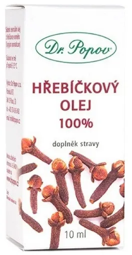 Dr. Popov Klinčekový olej 100 % z klinčekovca vonného 10ml