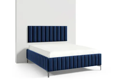 ArtPK Čalúnená manželská posteľ TAMI | 160 x 200 cm Farba: Modrá