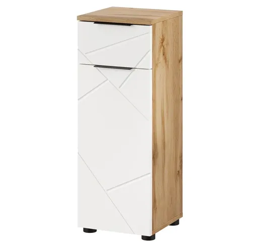 Szynaka Kúpeľňová skrinka nízka MAZI WHITE 45 | 30 cm