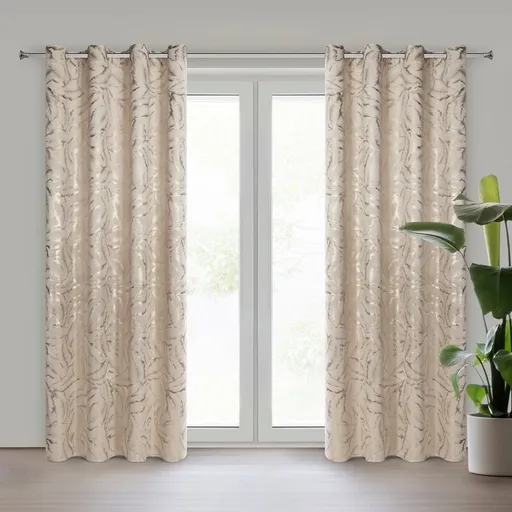 ArtFir Záves MILENA K | béžová/šampaň 140 x 250 cm