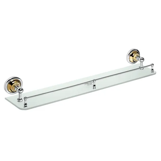 Bemeta Retro - gold a chrom polička chróm/ostatné 144202268