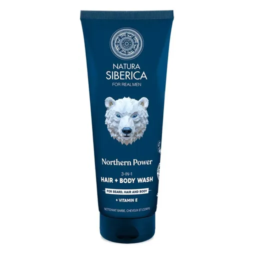 NATURA SIBERICA Arctic Wild Umývací gél 3 v 1 Severská sila 200 ml