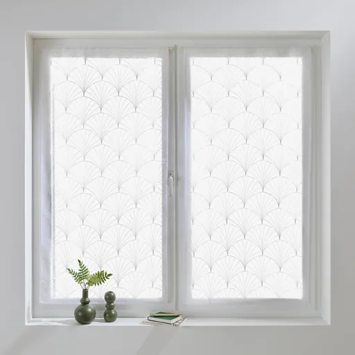 Rovná záclona s motívom art deco, 1 pár