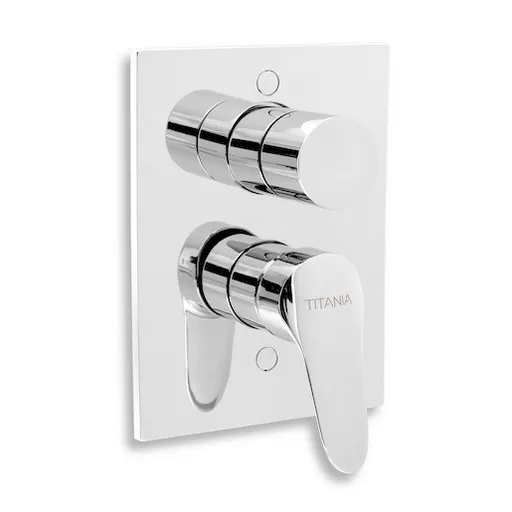 Novaservis Titania Iris New sprchová a vaňová batéria vrátane podomietkového telesa chróm 94450R.0