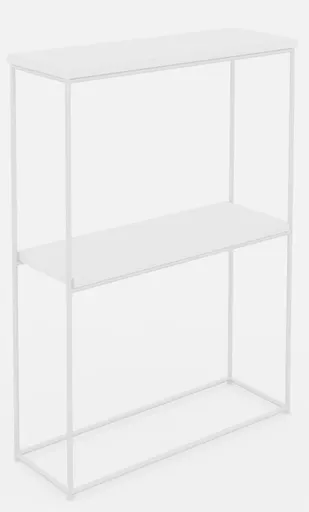 ArtAdrk Príručný stolík VELO | biele nohy Farba: Biela