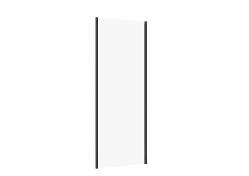 CERSANIT - PEVNÁ BOČNÁ STENA LARGA ČIERNA 80X195 TRANSPARENT SKLO S932-133