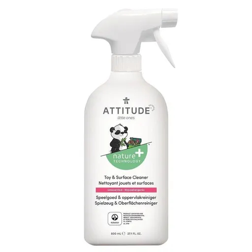 ATTITUDE Čistiaci prostriedok na detské povrchy/hračky bez vône 800 ml