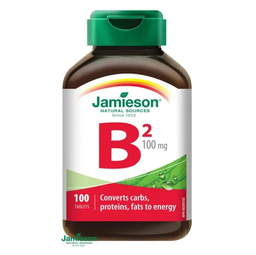 JAMIESON Vitamín B2 riboflavín 100 mg 100 tabliet