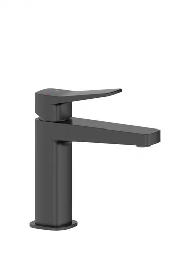 KFA - Batéria Malaga, umývadlová, stojaca so spustom klik-klak, čierna 4522-815-81