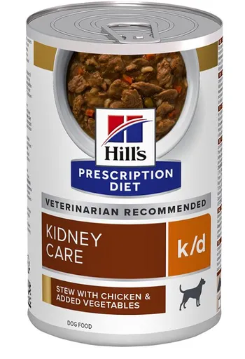 HILLS PD Canine Stew k/d Chicken & Vegetable konzerva pre psy 354 g