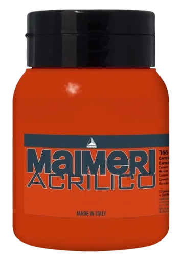 MAIMERI ACRILICO - Akrylové farby 170 - quinacridone crimson, 0,5 L