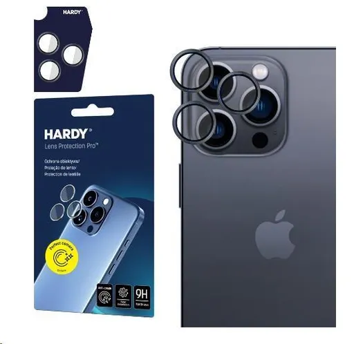 3mk HARDY Lens Protection Pro pre iPhone 15 Pro Max Black