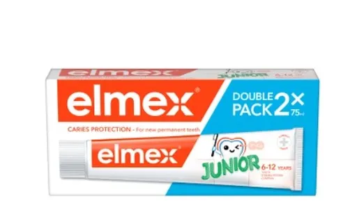 ELMEX Junior Zubná pasta Duopack 2x75 ml