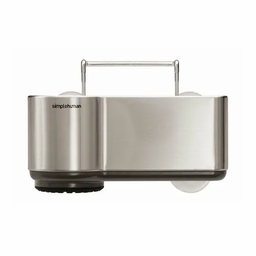 Simplehuman Držiak na hubku a kefku, nerez