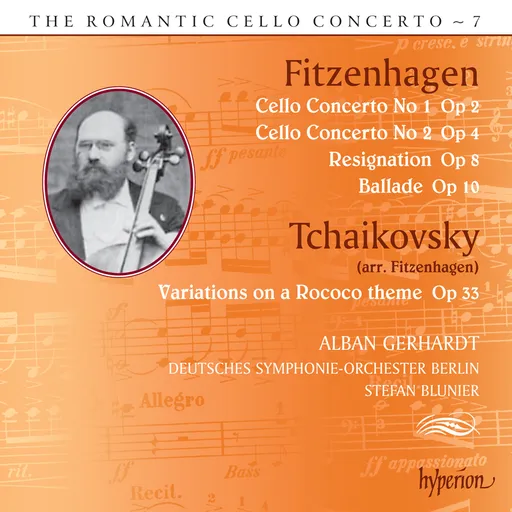 Alban Gerhardt, FITZENHAGEN: CELLO CONCERTOS (HYPERION ROMANTIC CE, CD