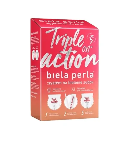 Biela perla Triple action OXI+ systém na bielenie zubov 1x1 set