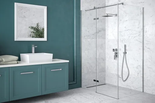 BESCO - Obdĺžnikový sprchovací kút PIXA - Rozmer A - 100, Rozmer B - 80, Smer zatváranie - Pravé (DX) BCPIXA1080OBDP